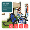 VOUNOT Set of 2 Pop up Goals for Kids, 4-in-1 Football Net Indoor & Outdoor