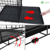 VOUNOT Dog Crate Portable Foldable Secure Pet Puppy Cage with Cover 36 Inches, L - VOUNOTUK