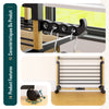 VOUNOT 3-Tier Foldable Clothes Airer 99x69x135.5 cm Drying Rack, Black