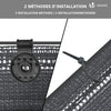 VOUNOT 1×10m Privacy Netting 150 g/m² HDPE Shading Net, 85% Shading Rate, Anthracite - VOUNOTUK