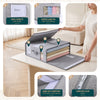 VOUNOT 3 Pack Bedding Storage Bags, Foldable Sheet Organisers, Grey