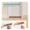 VOUNOT Door Draught Excluder Strip Draft Excluder Under Door 100x5cm, Brown