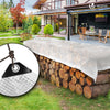 Protection tarpaulin in resistant and waterproof Polyethylene 180g/m² white 4x8m - VOUNOTUK
