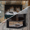 VOUNOT Fireplace Accessories Tools, 4 Piece Fireplace Companion Sets - VOUNOTUK