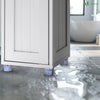 VOUNOT Tall Bathroom Cabinet with Adjustable Shelf 20x20x180cm White