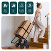 VOUNOT 6 Wheels Stair Climbing Shopping Trolley, with 35L Insulated Bag