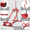 VOUNOT Lifter for Lawn Mowers, Garden Tractor Jack, Weight Capacity 900lbs, Red