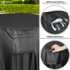VOUNOT Garden Furniture Covers Ø190x73cm Waterproof Patio Set Cover Black - VOUNOTUK