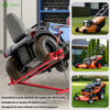 VOUNOT Lifter for Lawn Mowers, Garden Tractor Jack, Weight Capacity 900lbs, Red