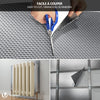 VOUNOT Insulation Roll Radiator Foil 10m x 100cm x 3mm, Double Aluminum Bubble Foil - VOUNOTUK
