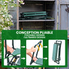 VOUNOT 2-in-1 Folding Garden Kneeler Bench with Handles & Tool Pouch