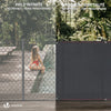 VOUNOT 1×20m Privacy Netting 230 g/m² Garden Screening Shading Net Anthracite