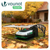 VOUNOT Robotic Lawnmower Garage 105x80x46 cm, Outdoor Shelter, Transparent
