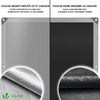 VOUNOT 6x8m Tarpaulin Heavy Duty 180 g/m² Waterproof Tarp Grey