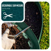 VOUNOT Flexible Lawn Garden Edging Border, with 40 Pegs, Green 20m