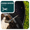 VOUNOT Flexible Lawn Garden Edging Border, with 80 Pegs, Black 40m