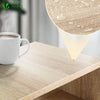 VOUNOT Narrow Bedside Table 25x30x66cm Nightstand Side End Table Natural