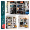 VOUNOT 4-Tier Heavy Duty Garage Shelving Unit, 700 kg, 160 x 80 x 40 cm