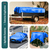 VOUNOT 3x5m Tarpaulin Heavy Duty 180 g/m² Waterproof Tarp Blue