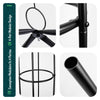 VOUNOT 2 Pack Garden Obelisks for Climbing Plants, 40 cm Dia. x 194 cm