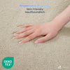 VOUNOT Living Room Rug Ultra Soft Shaggy Area Rug Modern Carpet 80x150cm Beige