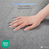 VOUNOT Living Room Rug Ultra Soft Shaggy Area Rug Modern Carpet 120x160cm Grey