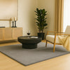 VOUNOT Living Room Rug Ultra Soft Shaggy Area Rug Modern Carpet 140x200cm Grey