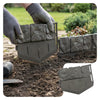 VOUNOT Lawn Edgnig Border 10.7m, Stone Effect Plastic Edging 70pcs, Grey