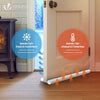 VOUNOT 4 Pack Double Sided Draught Excluder 96cm Under Door Draft Stopper, White