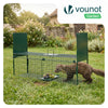 VOUNOT Live Animal Trap Cage 100x29x40cm, Humane Rat, Rabbit & Fox Trap