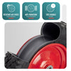 VOUNOT Set of 4 Pneumatic Wheelbarrow Wheels 4.80/4.00-8 400x85mm 20mm Bore