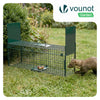 VOUNOT Live Animal Trap Cage 80x26x34cm, Humane Rat, Rabbit & Fox Trap