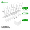 VOUNOT Bird Spikes 5.5M –Anti-Pigeon and Bird Deterrent Spike 22 pcs x 25cm