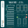 VOUNOT Set of 2 Day and Night Zebra Roller Blinds No Drill,55x150cm Linen