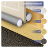 VOUNOT 3 Pack Double Sided Draught Excluder 96cm Under Door Draft Stopper, Grey