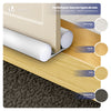 VOUNOT 2 Pack Double Sided Draught Excluder 96cm Under Door Draft Stopper, White