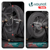 VOUNOT Motorbike Rear Paddock Stand, 390kg Capacity, Heavy Duty, Black