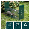 VOUNOT Live Animal Trap Cage 80x26x34cm, Humane Rat, Rabbit & Fox Trap