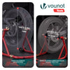 VOUNOT Motorbike Rear Paddock Stand, 390kg Capacity, Heavy Duty, Red
