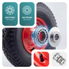 VOUNOT Pneumatic Wheelbarrow Wheels 4.80/4.00-8 400x85mm 20mm Bore