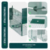 VOUNOT Live Animal Trap Cage 60x18x25cm, Humane Rat & Rabbit Catcher