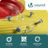 VOUNOT Puncture Proof PU Wheelbarrow Wheel 4.80/4.00-8 20mm Bore Yellow