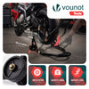 VOUNOT Motorbike Rear Paddock Stand, 390kg Capacity, Heavy Duty, Black