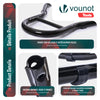 VOUNOT Motorbike Rear Paddock Stand, 390kg Capacity, Heavy Duty, Black