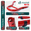 VOUNOT Motorbike Rear Paddock Stand, 390kg Capacity, Heavy Duty, Red