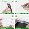 VOUNOT Bird Spikes 3.5M –Anti-Pigeon and Bird Deterrent Spike 14 pcs x 25cm