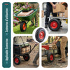 VOUNOT Set of 4 Pneumatic Wheelbarrow Wheels 4.80/4.00-8 400x85mm 20mm Bore