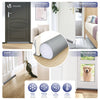 VOUNOT 3 Pack Double Sided Draught Excluder 96cm Under Door Draft Stopper, Grey