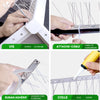 VOUNOT Bird Spikes 3.5M –Anti-Pigeon and Bird Deterrent Spike 14 pcs x 25cm