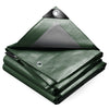 VOUNOT 3x5m Tarpaulin Heavy Duty 240 g/m² Waterproof Tarp Green